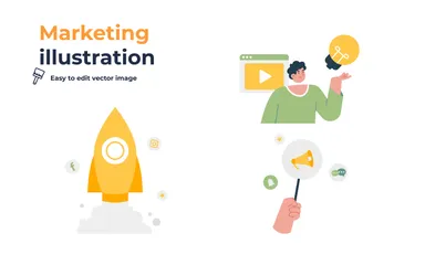 Marketing Illustrationspack