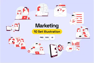 Marketing Illustrationspack