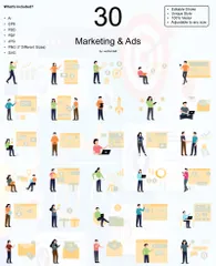 Marketing & Ads Illustration Pack