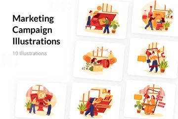 Marketing Campaign Illustration Pack