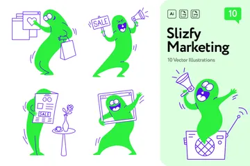 Slizfy Illustration Bundle