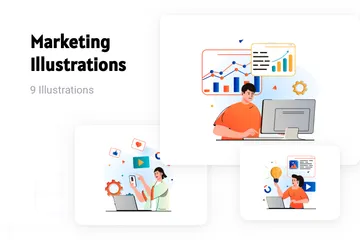 Marketing Illustration Pack