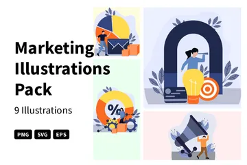 Marketing Illustration Pack