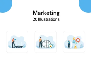 Marketing Illustration Pack