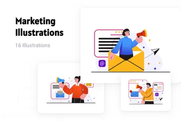 Marketing Illustration Pack