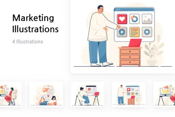 Marketing Illustration Pack