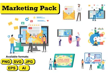 Marketing Illustration Pack