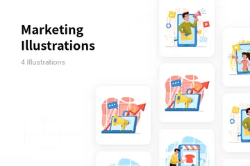 Marketing Illustration Pack