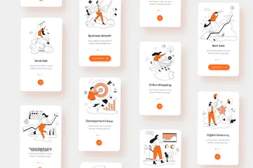 Le marketing numérique Pack d'Illustrations