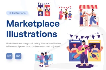 Marketplace Illustration Pack