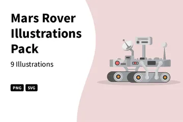 Mars Rover Illustration Pack