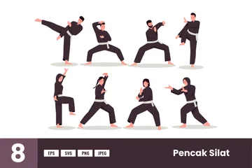 Martial Art Illustration Pack