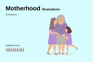 Maternidad Paquete de Ilustraciones