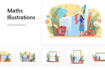 Mathématiques Pack d'Illustrations