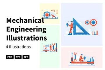 Mechanical Engineering Illustration Pack