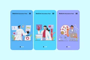 Médecine Pack d'Illustrations