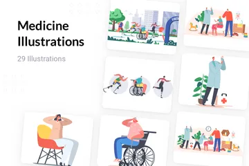 Médecine Pack d'Illustrations