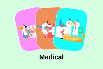 Médical Pack d'Illustrations