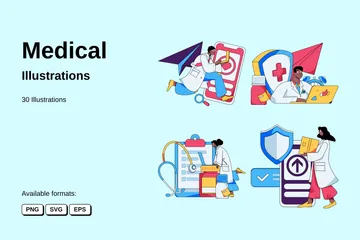 Médical Pack d'Illustrations