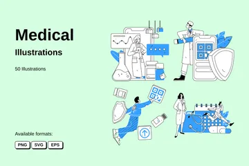 Médical Pack d'Illustrations