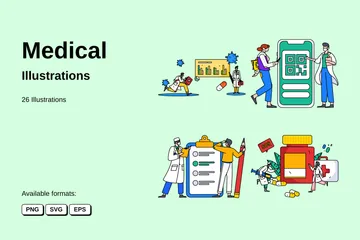 Médical Pack d'Illustrations