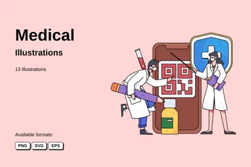 Médical Pack d'Illustrations