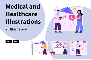 Medical And Healthcare Illustration Pack