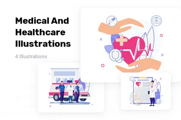 Medical And Healthcare Illustration Pack