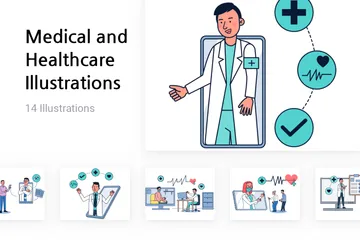 Medical And Healthcare Illustration Pack