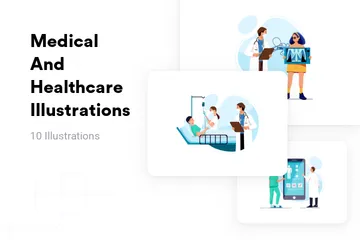 Medical And Healthcare Illustration Pack