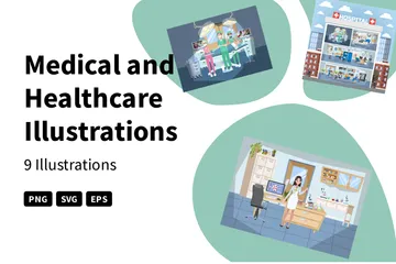 Medical And Healthcare Illustration Pack