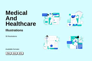 Medical And Healthcare Illustration Pack