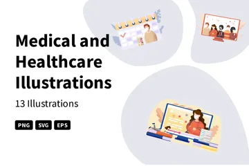 Medical And Healthcare Illustration Pack