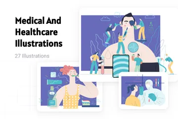 Medical And Healthcare Illustration Pack