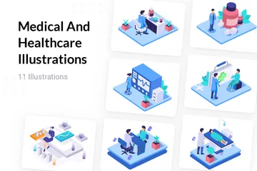 Medical And Healthcare Illustration Pack