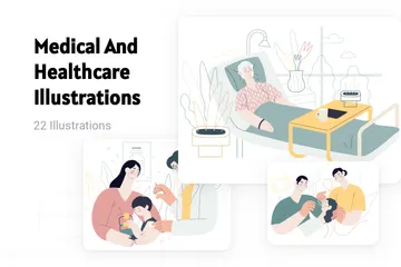 Medical And Healthcare Illustration Pack