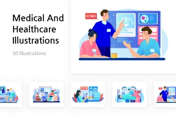 Medical And Healthcare Illustration Pack