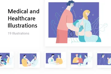 Medical And Healthcare Illustration Pack