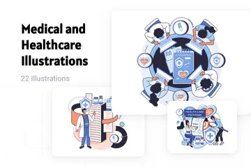 Medical And Healthcare Illustration Pack