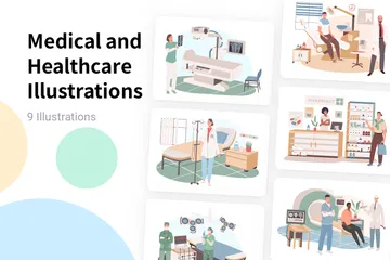 Medical And Healthcare Illustration Pack