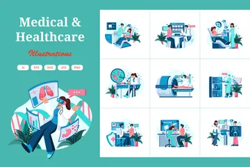 Medical And Healthcare Illustration Pack