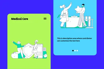 Medical Care Illustration Pack