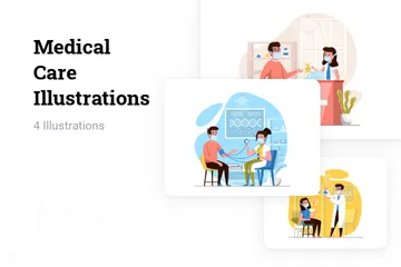 Medical Care Illustration Pack