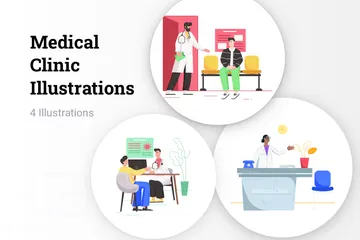 Medical Clinic Illustration Pack