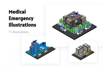 Medical Emergency Illustration Pack