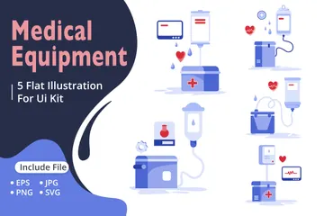 Medical Equipment Illustration Pack