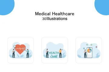 Medical Healthcare Illustration Pack