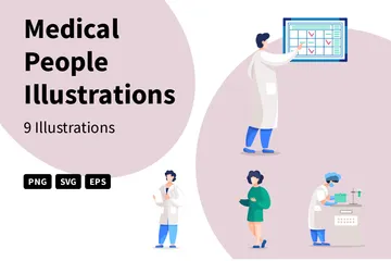 Medical People Illustration Pack