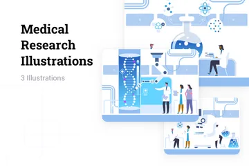 Medical Research Illustration Pack