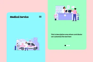 Medical Service Illustration Pack